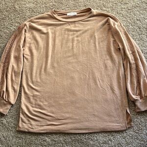 First Love Beige Casual Top